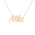 Gold Name Necklace - Mila